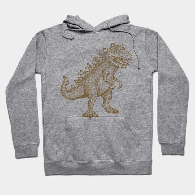 reptar lines Hoodie by Firebrander